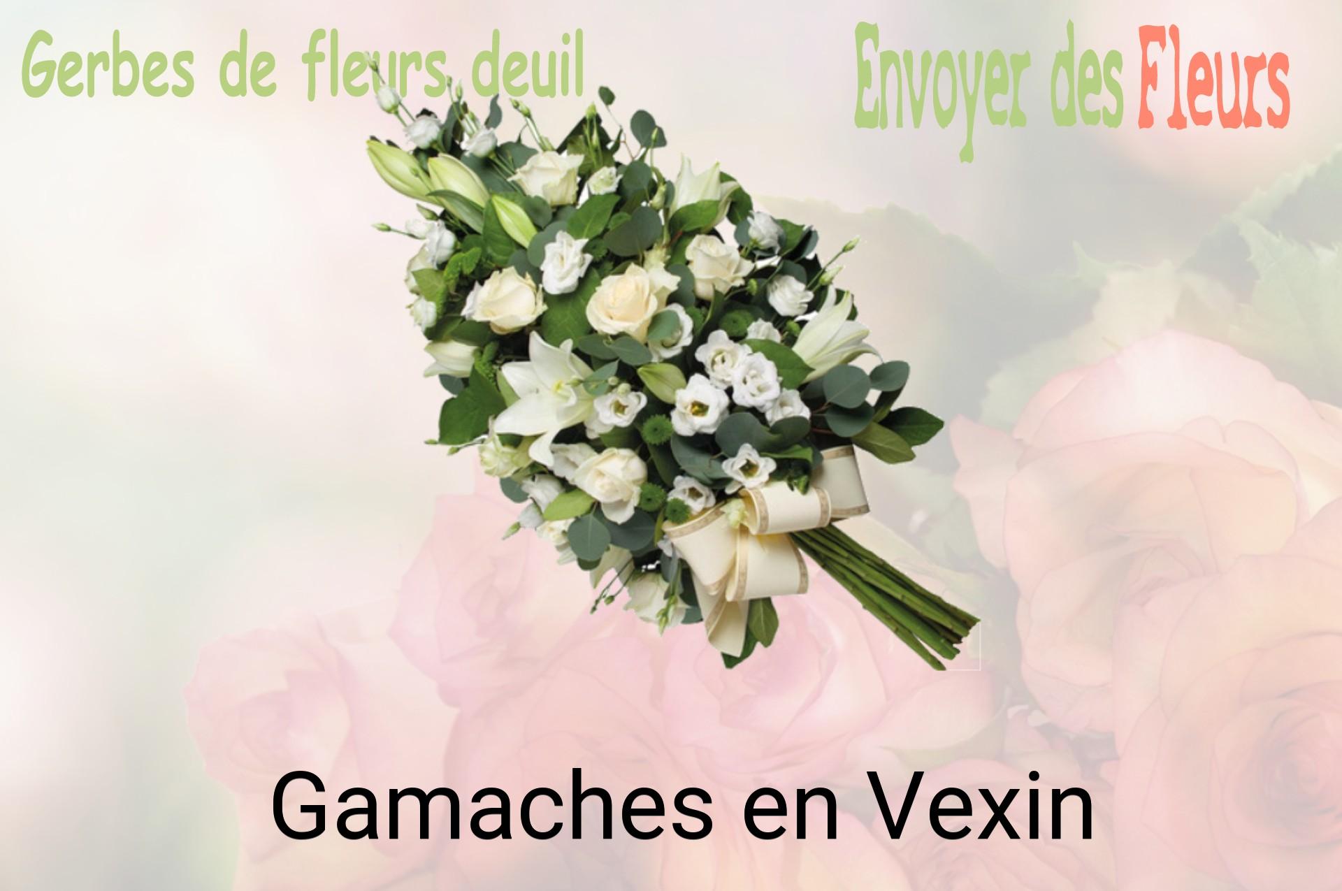 Gerbe de fleurs de deuil livrée à Gamaches-en-Vexin